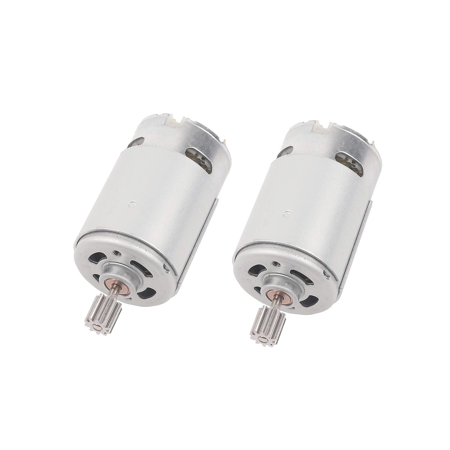 2 Motori Elettrici RS550 24V 40000 RPM Con Ingranaggio 10 Denti Per Auto A Pedali Bambini
