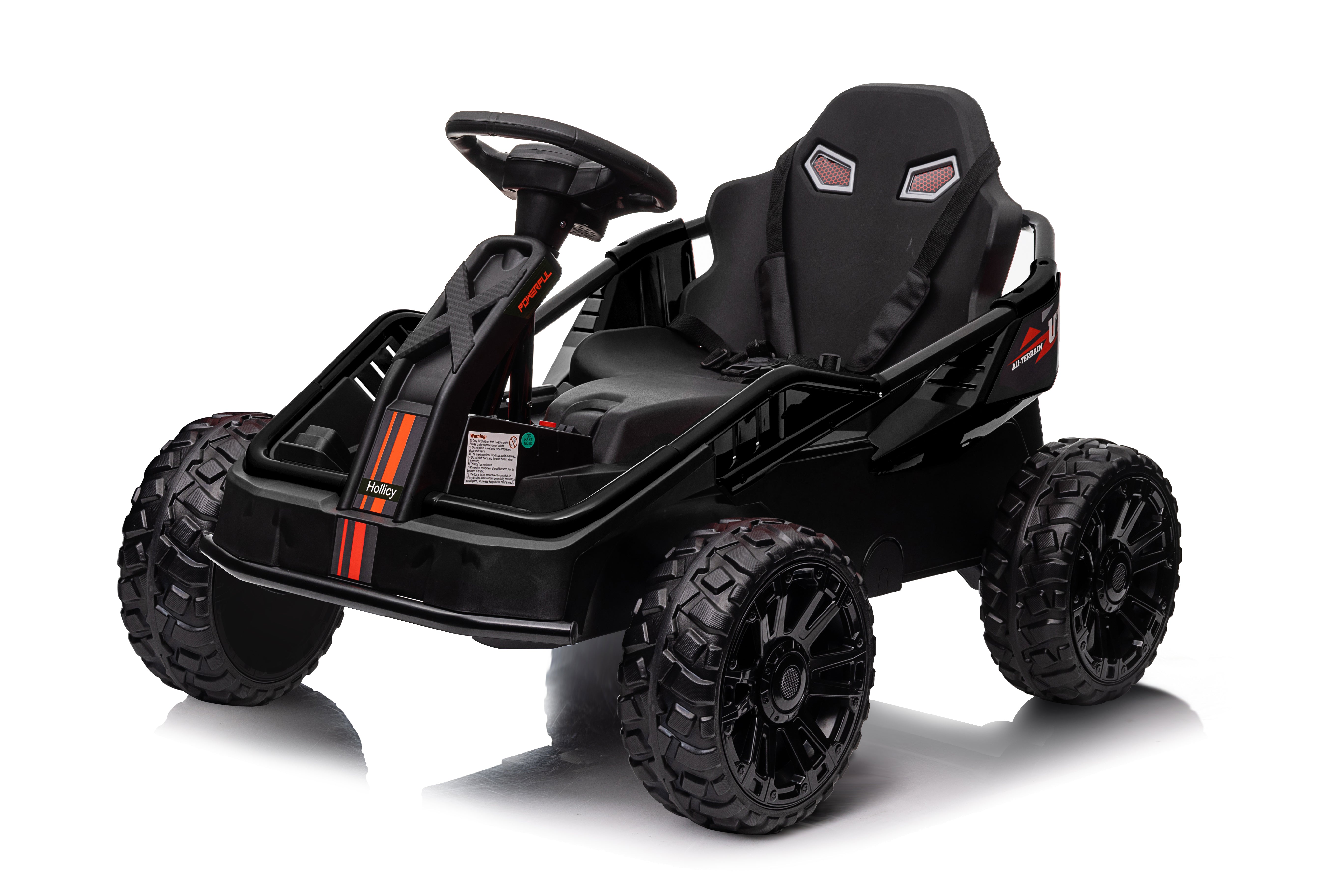 24V Ride On Toy for Big Kids 4x200W Electric Go Kart Safety First