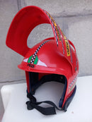 Children's Racing Helmet with Vintage 1975 Design and Protective Features Magic Cars 2