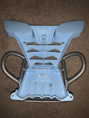 Baby Blue Toy Car with Power Wheels, Bumper, and Grill Features Magic Cars 1