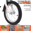 Sporty Kids Bike with Training Wheels, Adjustable 18-Inch Saddle, and Stand Magic Cars 5