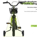 Sporty 18-Inch Kids Bike with Training Wheels, Adjustable Saddle, and Stand Magic Cars 6