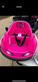 Flybar 6 Volt Battery-Powered Pink Bumper Car with LED Lights Magic Cars 5