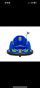 6V Battery-Powered Blue Ride-On Bumper Car with LED Lights Magic Cars 1
