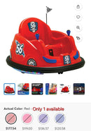 6V Battery-Powered Ride-On Car with Bumpers, LED Lights, and Charger - Red Magic Cars Variant 0