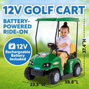 Flybar Trax 12V Battery-Powered Ride-On Golf Cart for Kids Magic Cars 1