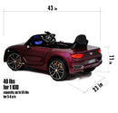 12V Licensed Bentley Ride-On Car for Kids with Remote Control, MP3, and Radio in Multiple Colors Magic Cars 27