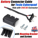 Battery Kit with Power Connector and Bracket for Kids Tesla Cyberquad CNX-50 DJ7021 Magic Cars Variant 0