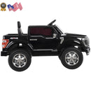 6V Battery-Powered Kids Ride-On Truck Black F-150 Platinum Model Magic Cars 7