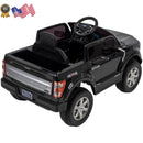 6V Battery-Powered Kids Ride-On Truck Black F-150 Platinum Model Magic Cars 9