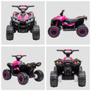 Pink Four-Wheeler Electric Ride-On Toy for Toddlers with Music Magic Cars 9