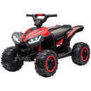 Red Four-Wheeler Electric Ride-On Toy with Music for Toddlers and Kids Magic Cars 3