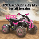 Electric Four-Wheeler Ride-On Toy for Toddlers with Music, LED Lights, and USB Charging Magic Cars 4