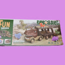 5-Pack Friction-Powered Pull-Back Dino Cars with Carrier Truck Magic Cars 3