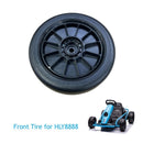 Front and Rear Rubber Tires Replacement for Kids Ride-On Go-Kart Toy Car HLY8888 Magic Cars 1