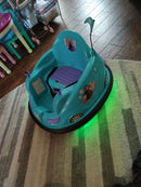 Battery-Powered Electric Ride-On Bumper Car Featuring Elsa and Anna Characters Magic Cars 0