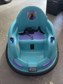 Battery-Powered Electric Ride-On Bumper Car Featuring Elsa and Anna Characters Magic Cars 0