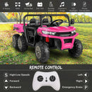 Large 24V Battery-Powered 2-Seater Kids Ride-On RC Tractor with Dump Bed Magic Cars 3