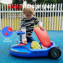 Electric Wiggle Ride-On Car 4-in-1 Toy with 3 Speed Modes for Ages 3 and Up Magic Cars 4