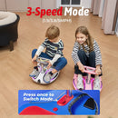 Electric Wiggle Ride-On Car 4-in-1 Toy with 3 Speed Modes for Ages 3 and Up Magic Cars 6