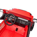 Red 12V Electric Kids Ride-On Truck with 3 Speeds, MP3, LED Lights, Cover, and Remote Control Magic Cars 15