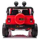 Red 12V Electric Kids Ride-On Truck with 3 Speeds, MP3, LED Lights, Cover, and Remote Control Magic Cars 23