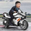12V Battery-Powered Kids Ride-On Motorcycle with Headlight Magic Cars 1