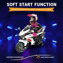 12V Battery-Powered Kids Ride-On Motorcycle with Headlight Magic Cars 3