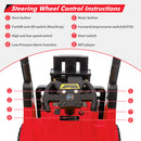 Kids Ride-On Forklift Car with Tent, Remote Control, Liftable Fork and Pallet, Music, and USB Port Magic Cars 3