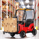 Kids Ride-On Forklift Car with Tent, Remote Control, Liftable Fork and Pallet, Music, and USB Port Magic Cars 6