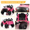 12V Electric Ride-On Truck for Kids with 4 Wheels and Remote Control, Supports up to 62 lbs Magic Cars 4