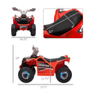 6V Kids ATV Quad Four-Wheeler Car with Forward and Backward Functions, Wear-Resistant Design Magic Cars 2