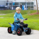 Kids 6V Blue ATV Quad Four-Wheeler with Forward and Reverse Controls Magic Cars Variant 0