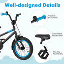 Kids 14-Inch Bike with Adjustable Handlebar and Saddle Black Magic Cars 4