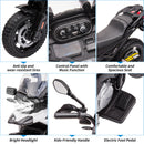 12V Ride-On Kids Motorcycle with 7Ah Battery and Training Wheels for Toddlers Magic Cars 10