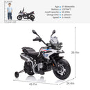 12V Ride-On Kids Motorcycle with 7Ah Battery and Training Wheels for Toddlers Magic Cars 12