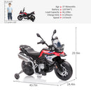 12V Ride-On Kids Motorcycle with 7Ah Battery and Training Wheels for Toddlers Magic Cars 2