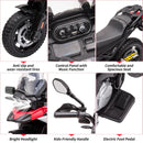 12V Ride-On Kids Motorcycle with 7Ah Battery and Training Wheels for Toddlers Magic Cars 3