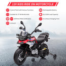 12V Ride-On Kids Motorcycle with 7Ah Battery and Training Wheels for Toddlers Magic Cars 5