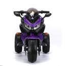 Kids Ride-On Motorcycle with 3 Lighted Wheels, Rechargeable Battery and Training Wheels Magic Cars 4