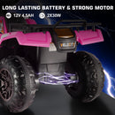 12V/24V Kids Electric Ride-On Jeep Truck ATV with LED Lights and Music Toy Vehicle Magic Cars 25