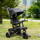 Kids 4-in-1 Tricycle with Reversible Seat in Black Magic Cars 8