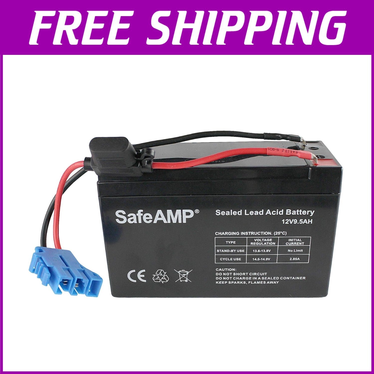 Lightweight 12V Lead Acid Battery for Peg Perego and John Deere Ride-On Vehicles 2 Year Warranty