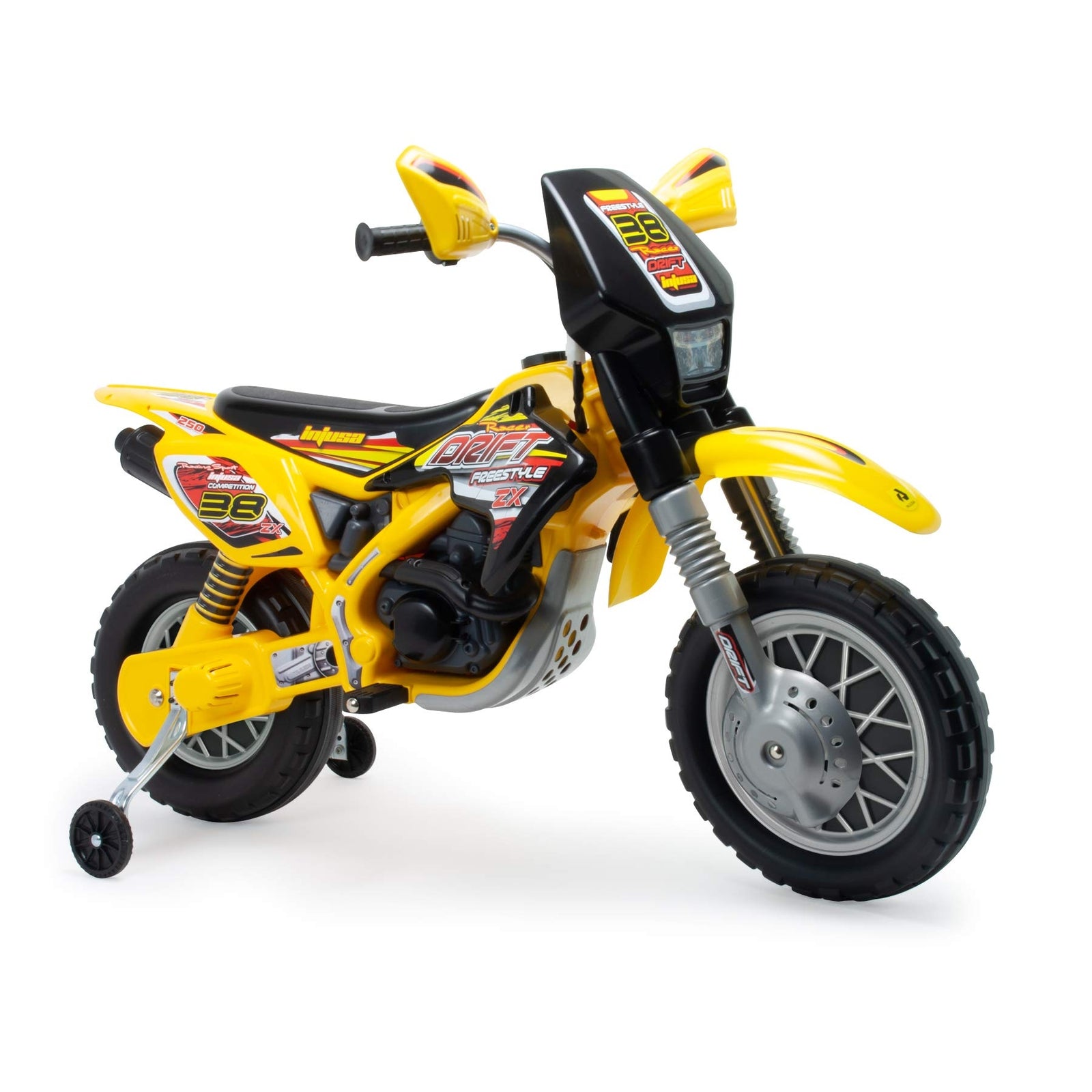【Ake】 12V Kids Electric Motocross Drift Dirt Bike ZX
