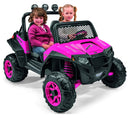 12V Battery-Powered Polaris Ranger RZR 900 Ride-On Toy in Red or Pink Magic Cars 10