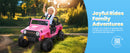 24V Pink Electric Kids Ride-On Jeep Car Toy with Remote Control Battery Powered Magic Cars 11