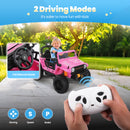 24V Pink Electric Kids Ride-On Jeep Car Toy with Remote Control Battery Powered Magic Cars 4