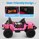 24V Pink Electric Kids Ride-On Jeep Car Toy with Remote Control Battery Powered Magic Cars 8