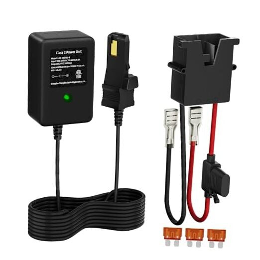 12 Volt Power Wheel Charger with 12 AWG Wire Harness and Connector
