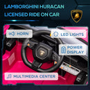 12V Licensed Lamborghini Huracan Electric Ride-On Car for Kids Ages 3-6 Magic Cars 4